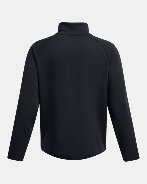 Men's UA Unstoppable Fleece Track Jacket, Black, pdpMainDesktop image number 5